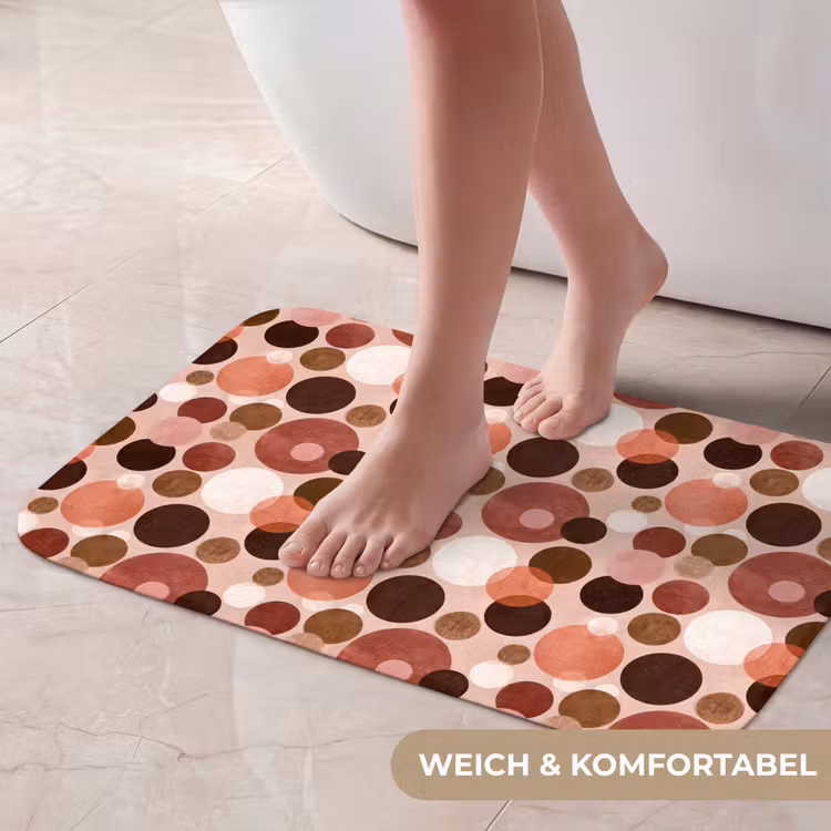 Badematte - Kreise - Modern - Farbenfroh — 5