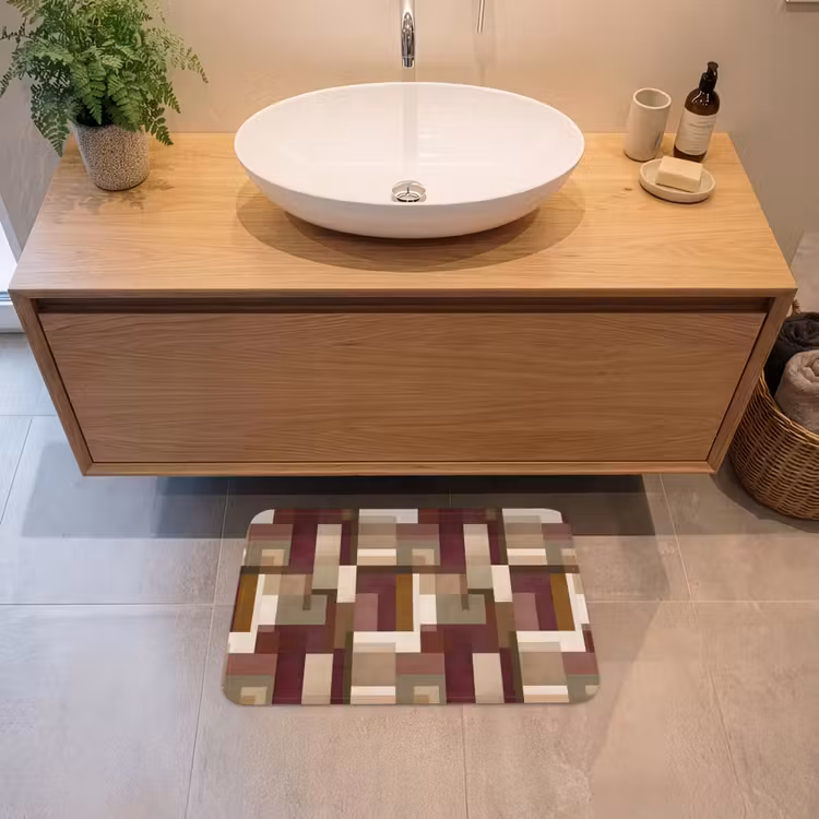 Badematte - Modern - Geometrisch - Farbenfroh — 2