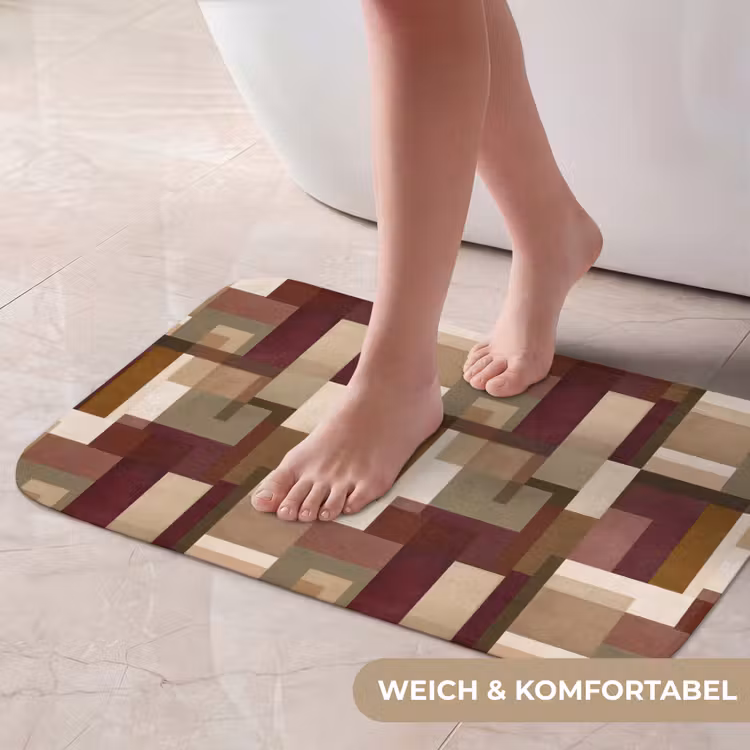 Badematte - Modern - Geometrisch - Farbenfroh — 5
