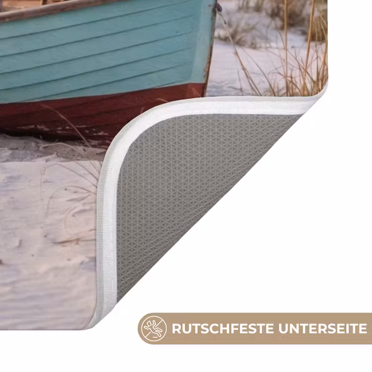 Badematte - Rustikal - Ruderboot - Sandstrand — 3