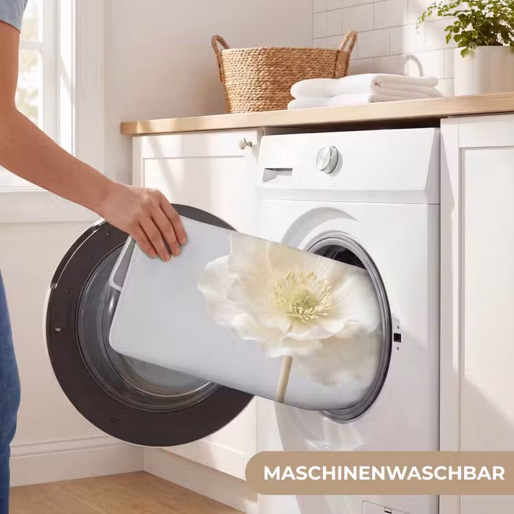 Badematte - Blume - Minimalistisch -Weiß — 7