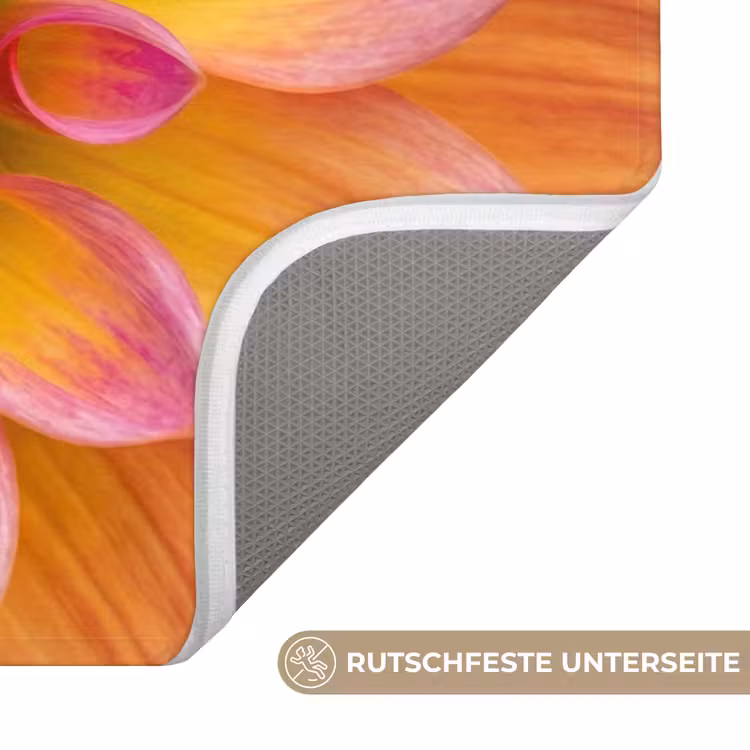 Badematte - Dahlie - Blume - Orange — 3
