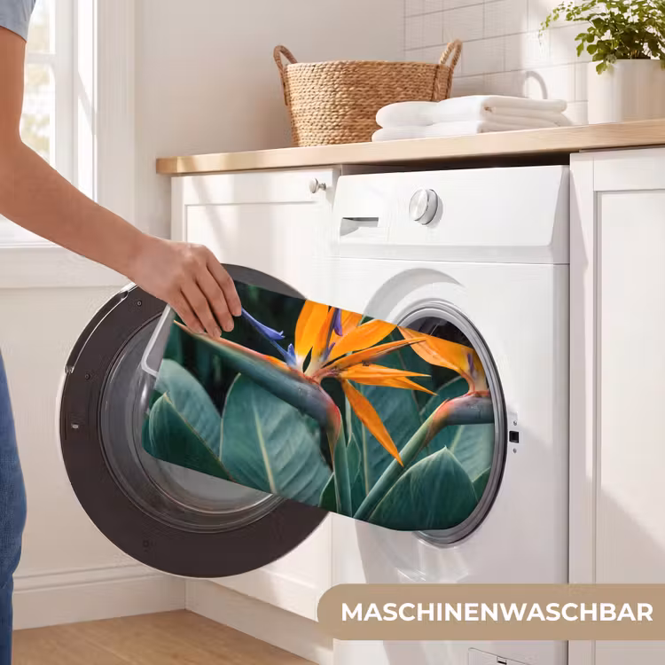 Badematte - Paradiesvogel - Blume - Exotisch — 7