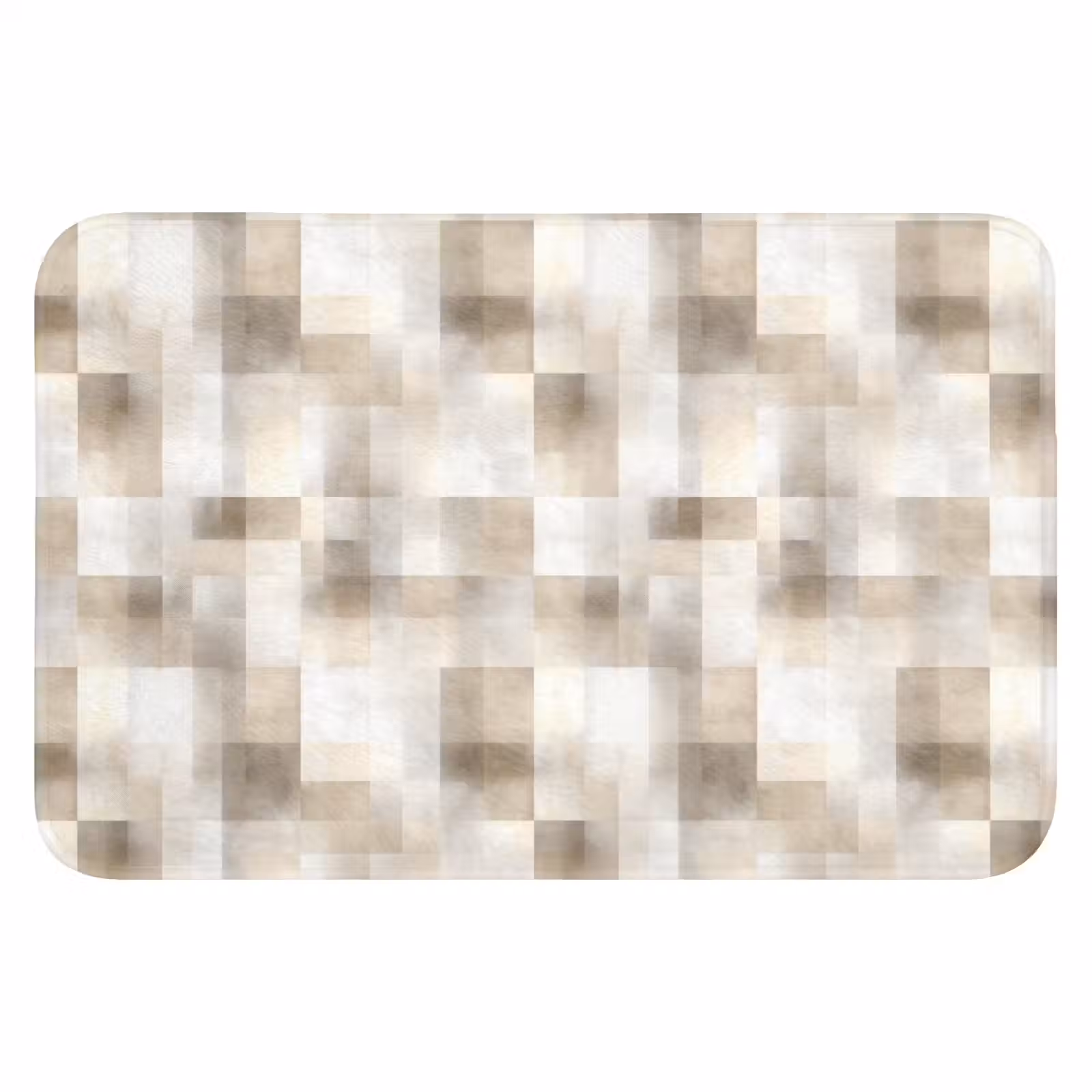 Badematte - Textur - Leinen - Beige — 1