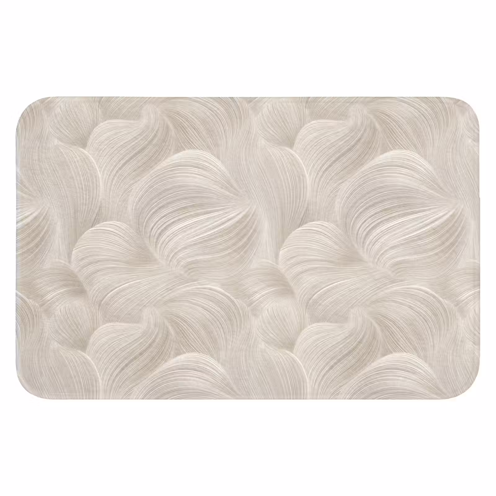 Badematte - Lines - Ventilator - Beige — 1