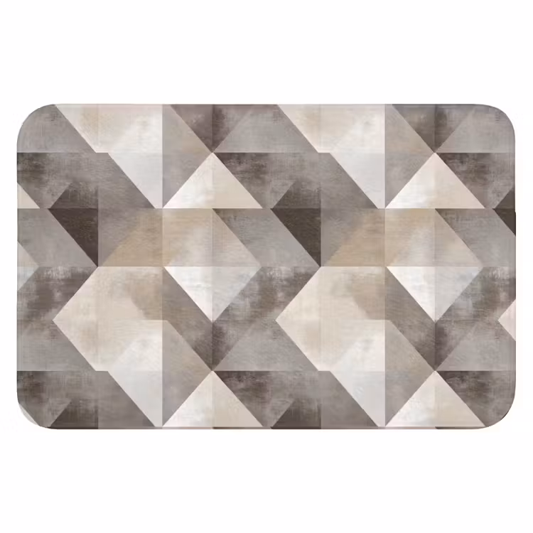 Badematte - Geometrisch - Motiv - Erdtöne — 1