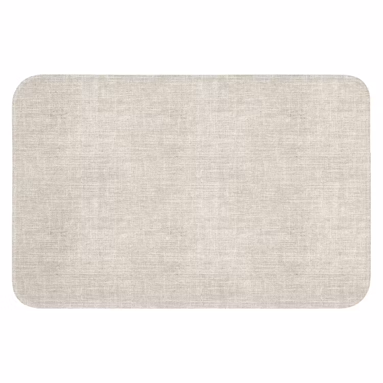 Badematte - Leinen - Textur - Beige — 1