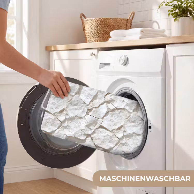 Badematte - Struktur - Fels - Weiß — 7
