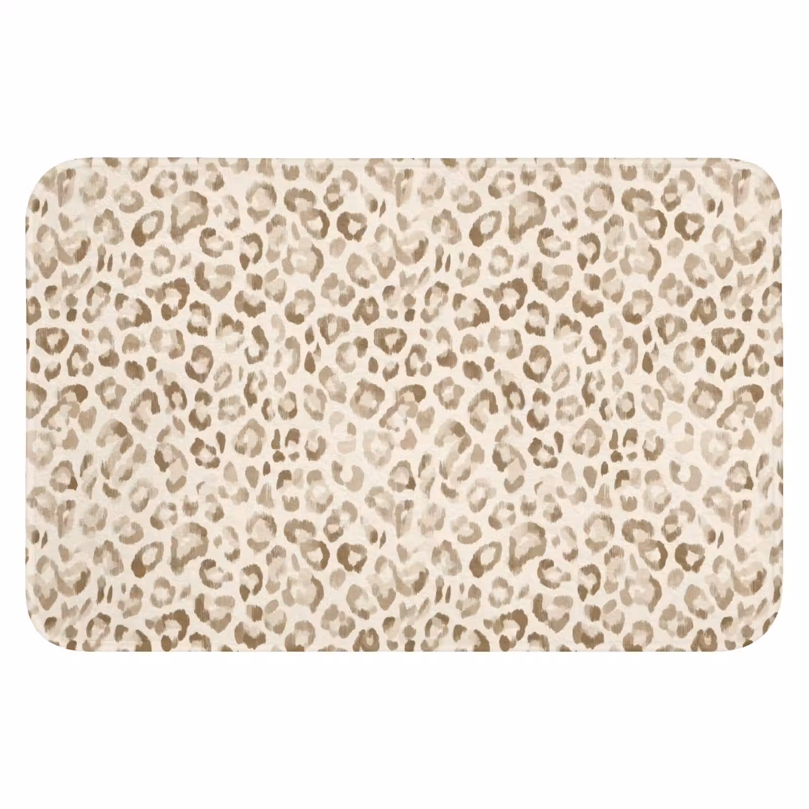 Badematte - Leopard - Klassisch - Beige — 1