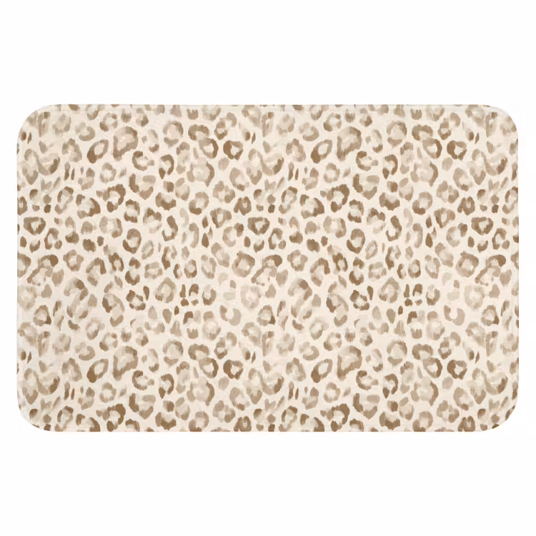 Badematte - Leopard - Klassisch - Beige — 1