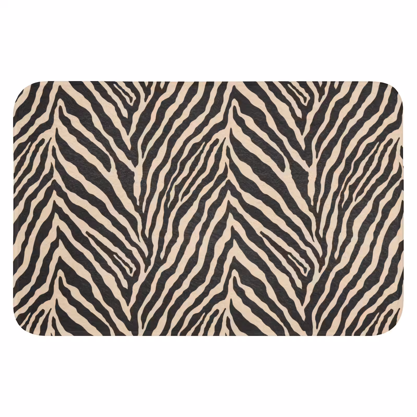 Badematte - Zebra - Klassisch - Schwarz — 1