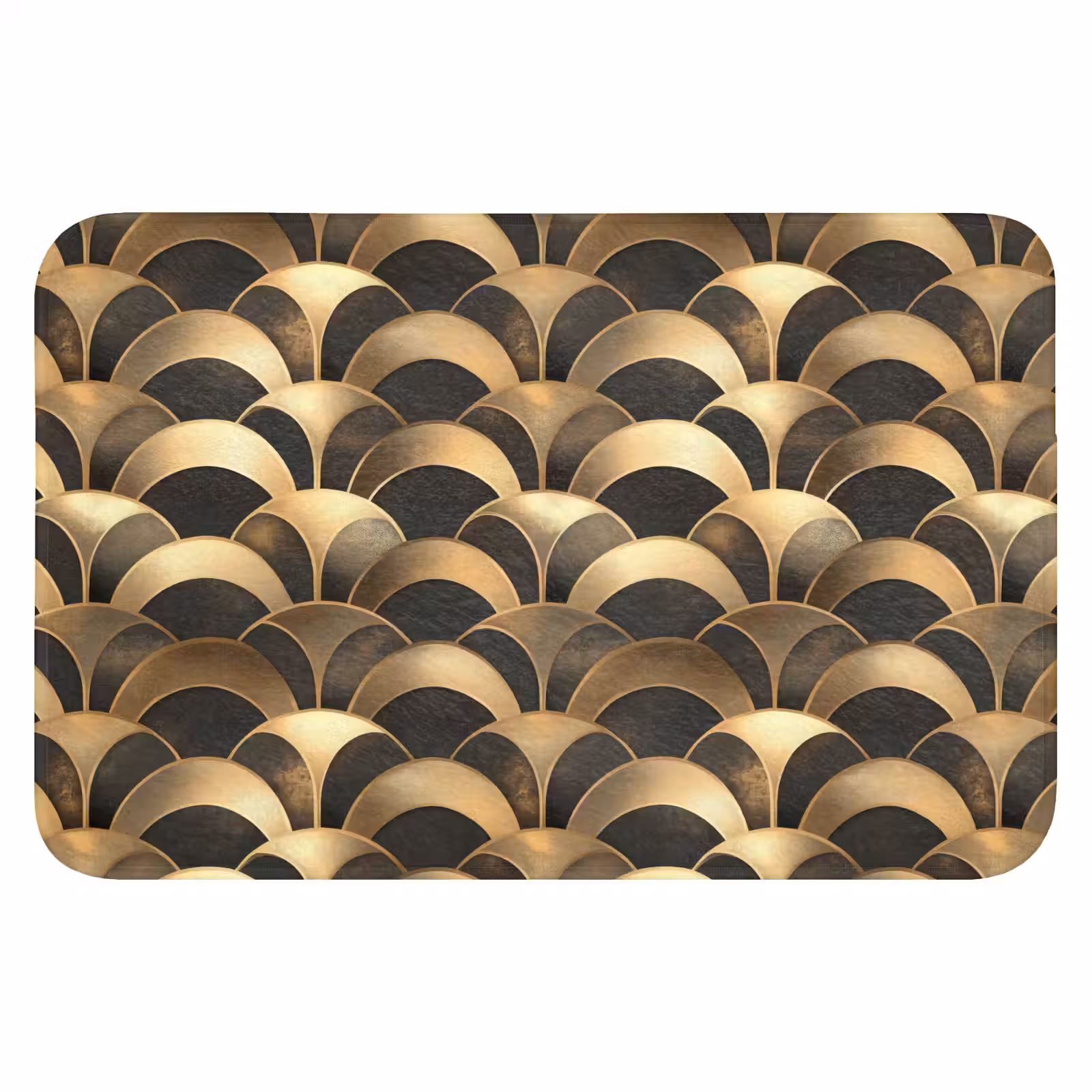 Badematte - Skalen - Textur - Gold — 1