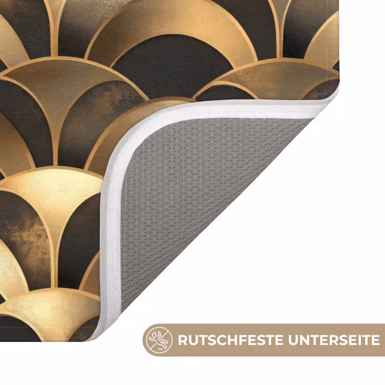 Badematte - Skalen - Textur - Gold — 3