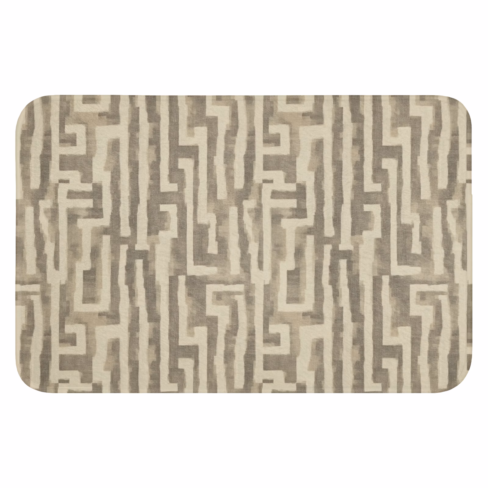 Badematte - Abstrakt - Geometrisch - Grün — 1