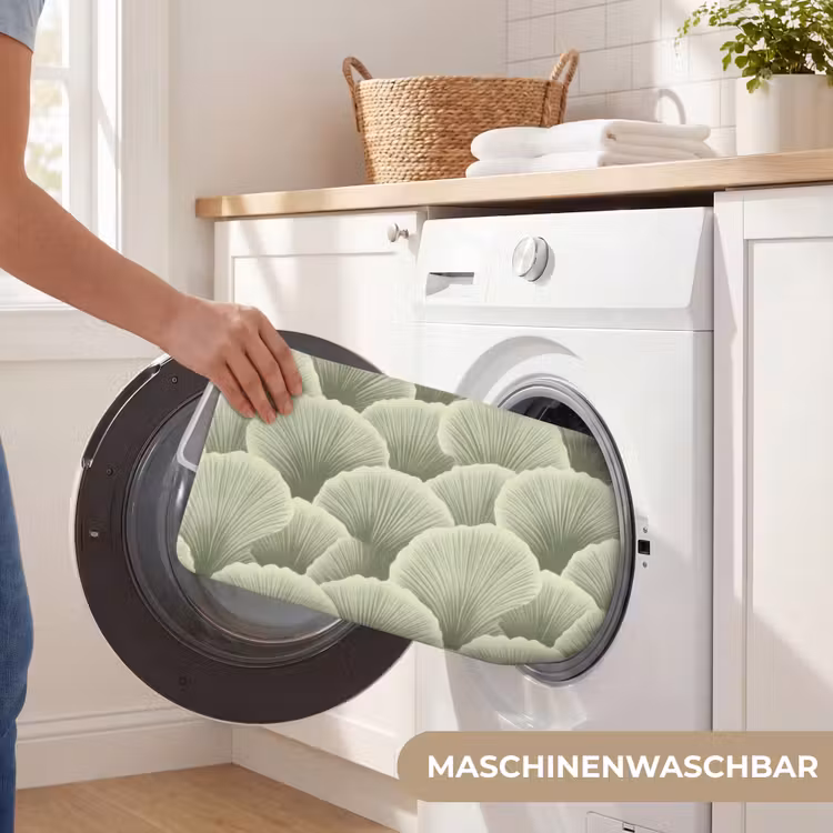 Badematte - Fächer - Blatt - Grün — 7