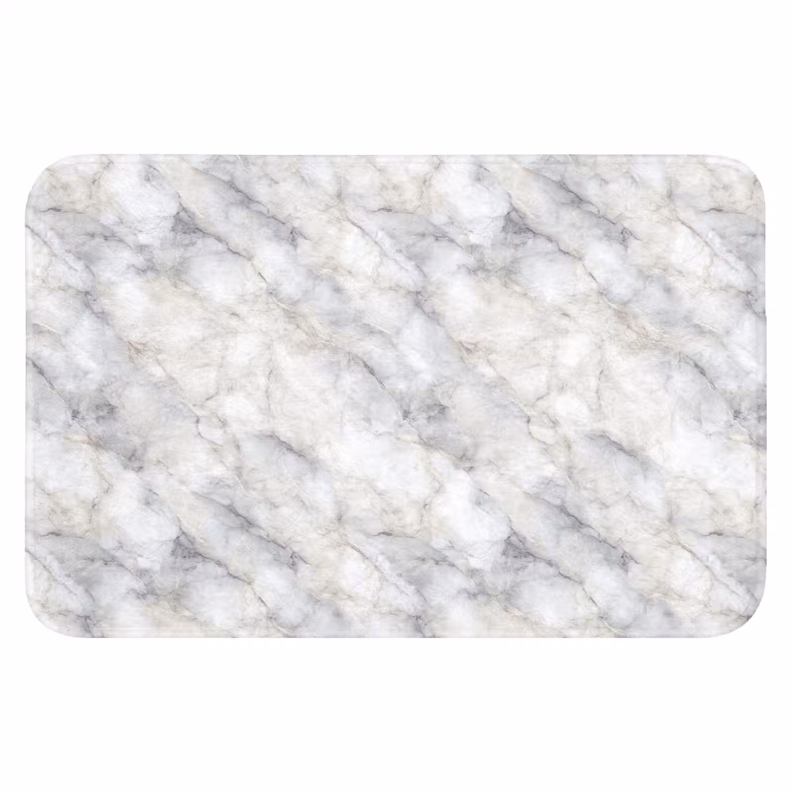 Badematte - Grau - Marmor - Detailliert — 1