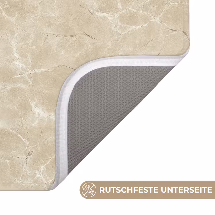 Badematte - Hellbeige - Marmor - Diffusionsäderung — 3