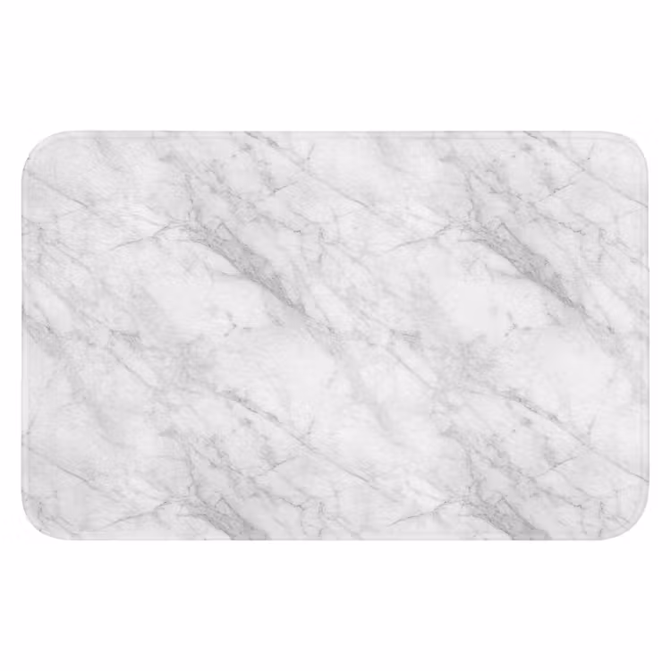 Badematte - Klassisch - Marmor - Grau — 1