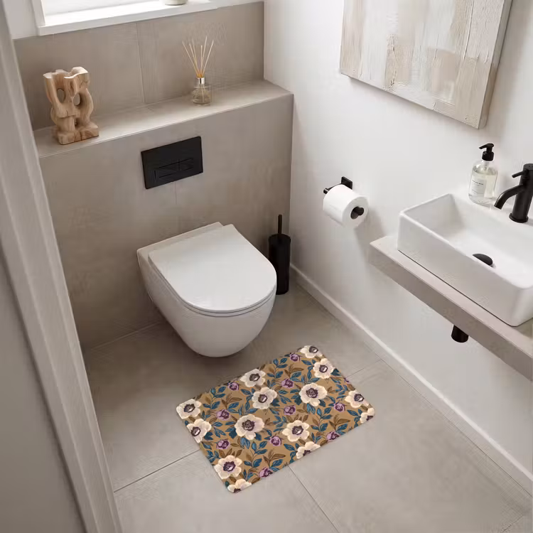 Badematte - Floral - Stilleben - Farbenfroh — 6