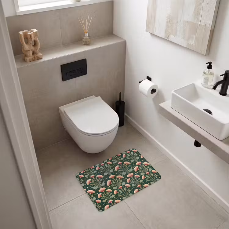 Badematte - Muster - Botanisch - Farbenfroh — 6