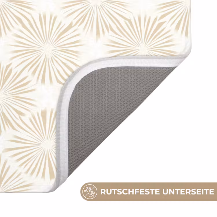 Badematte - Abstrakt - Motiv - Beige — 3
