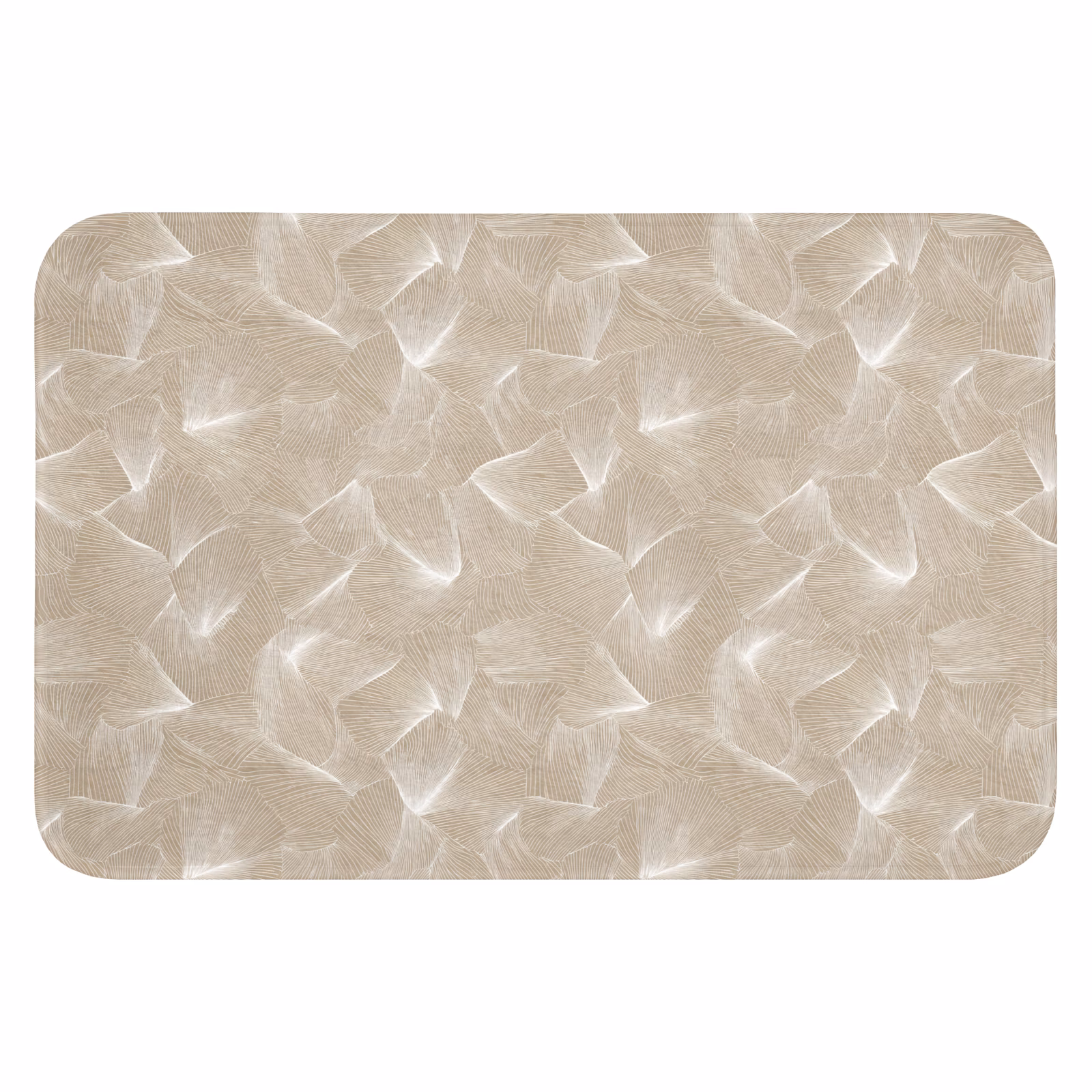 Badematte - Organisch - Textur - Beige — 1