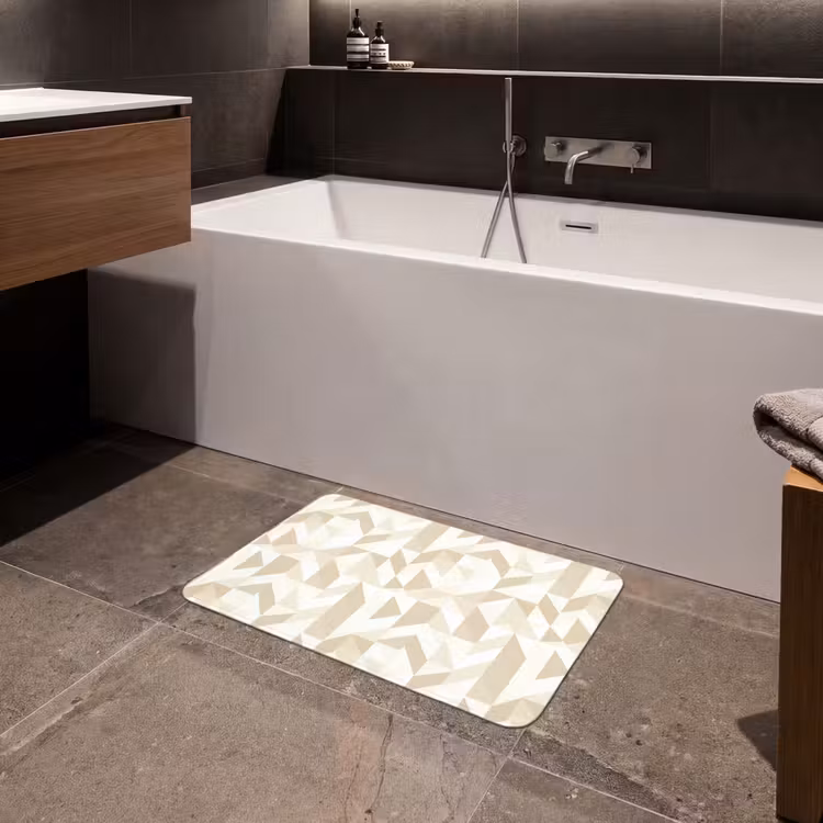Badematte - Modern - Abstrakt - Beige — 4