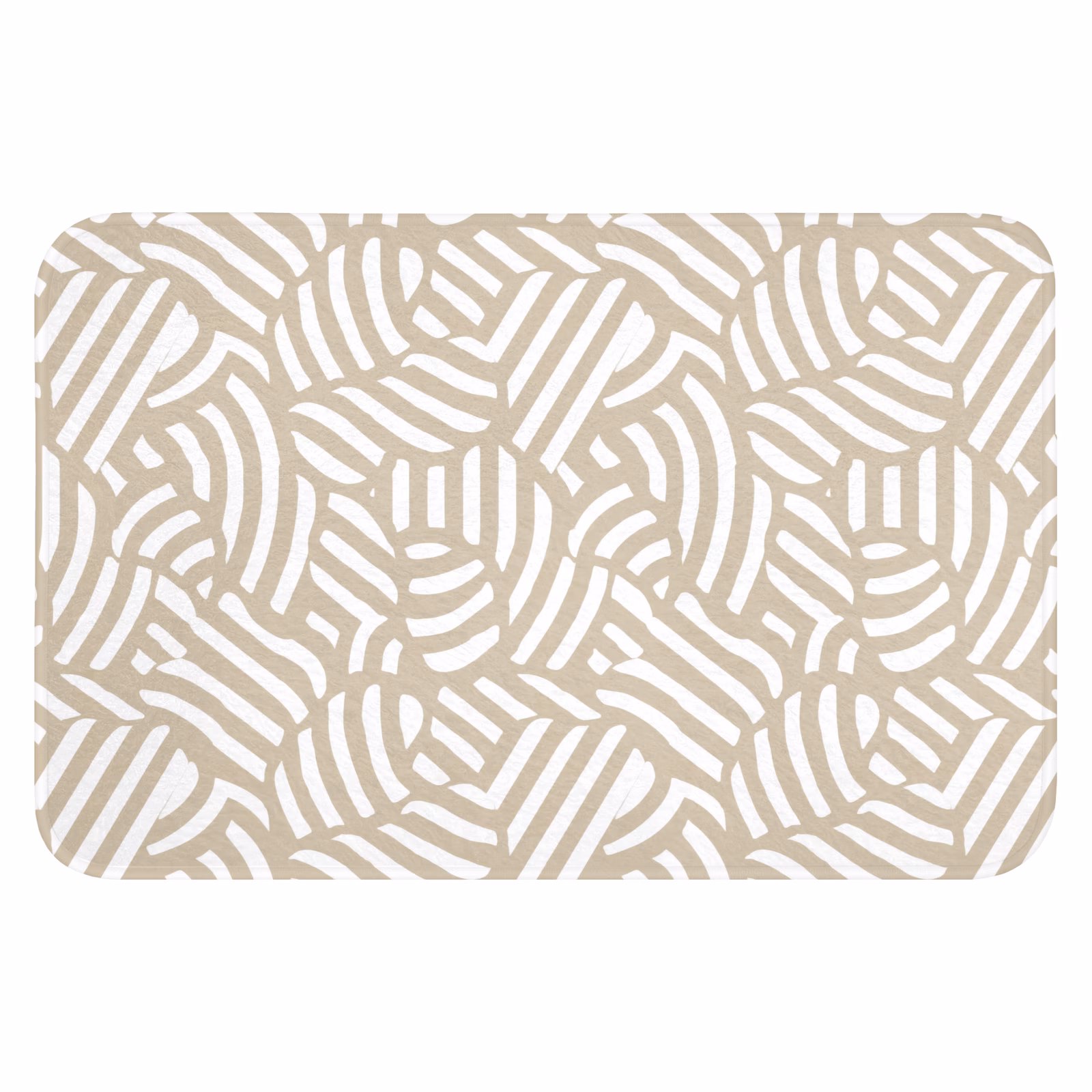 Badematte - Abstrakt - Modern - Beige — 1