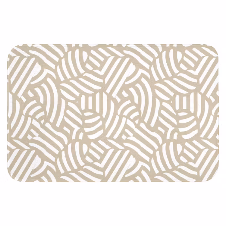 Badematte - Abstrakt - Modern - Beige — 1