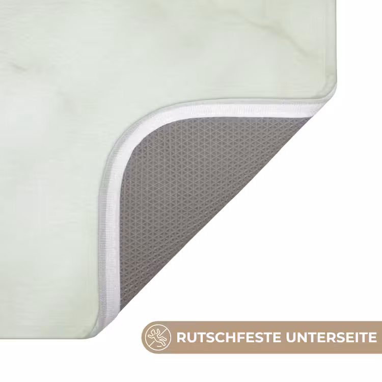 Badematte - Grün - Marmor - Adern — 3