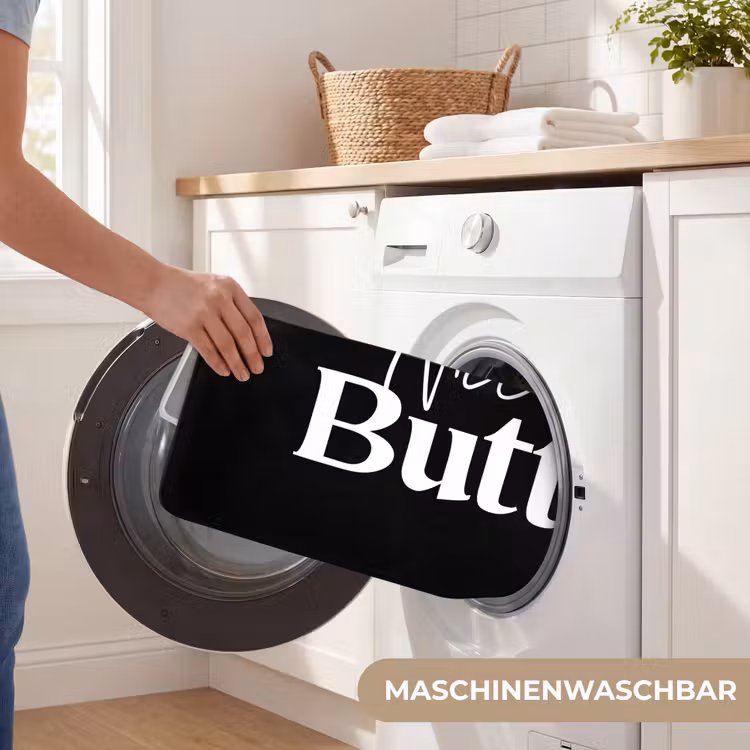 Badematte - Zitate - Netter Hintern - Schwarz - Sprichwörter — 7