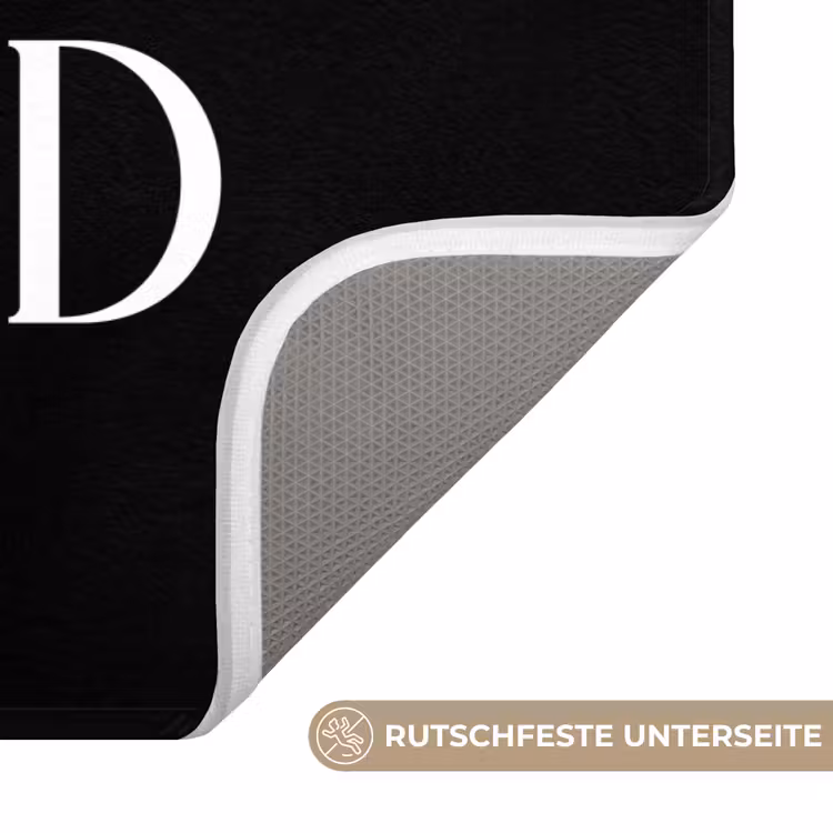 Badematte - Zitate - Ziehen wir uns aus - Schwarz - Bann — 3