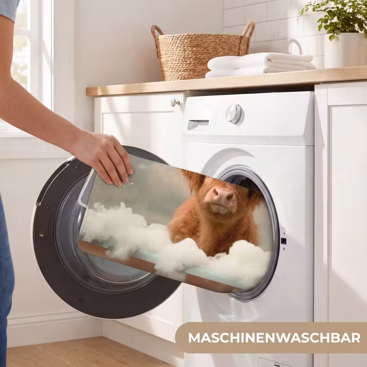 Badematte - Schottischer Hochländer - Bad - Schaum - Kuh — 7