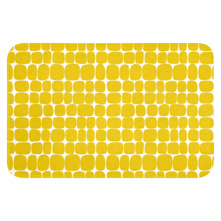 Badematte - Dots - Modern - Gelb — 1