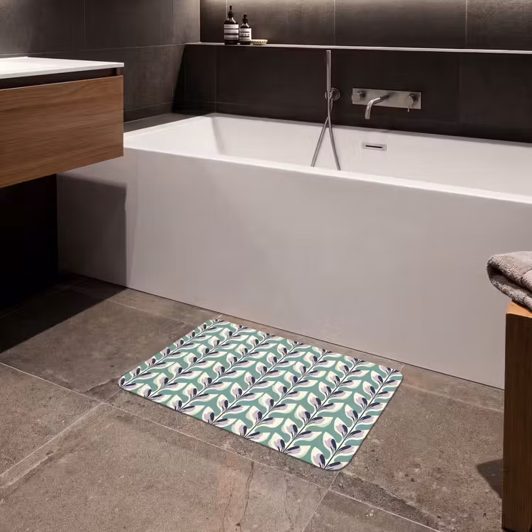 Badematte - Retro - Modern - Grün — 4