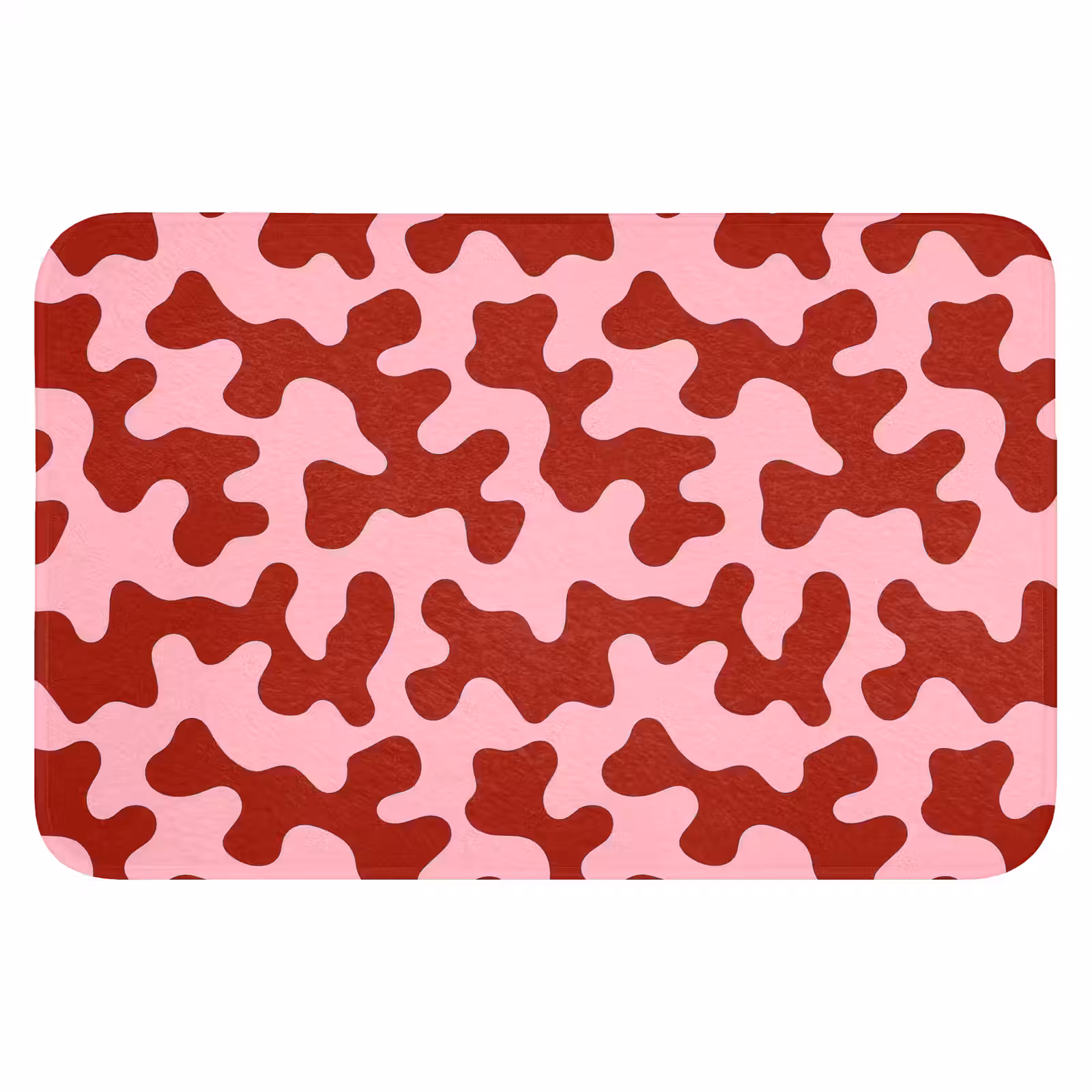 Badematte - Modern - Abstrakt - Rot — 1
