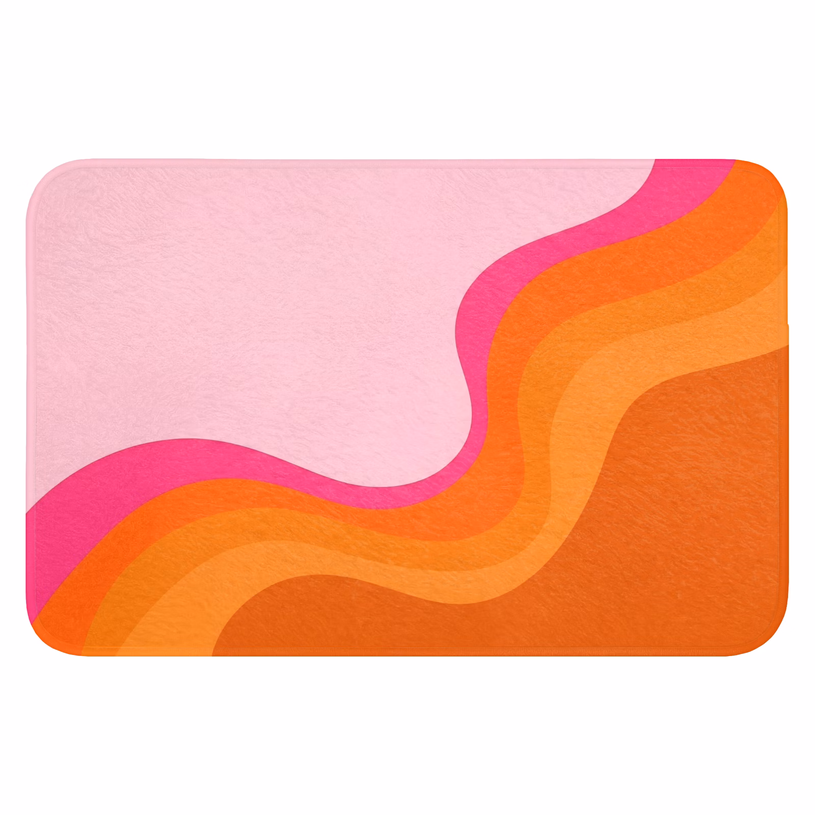 Badematte - Retro - Wellen - Farbenfroh — 1