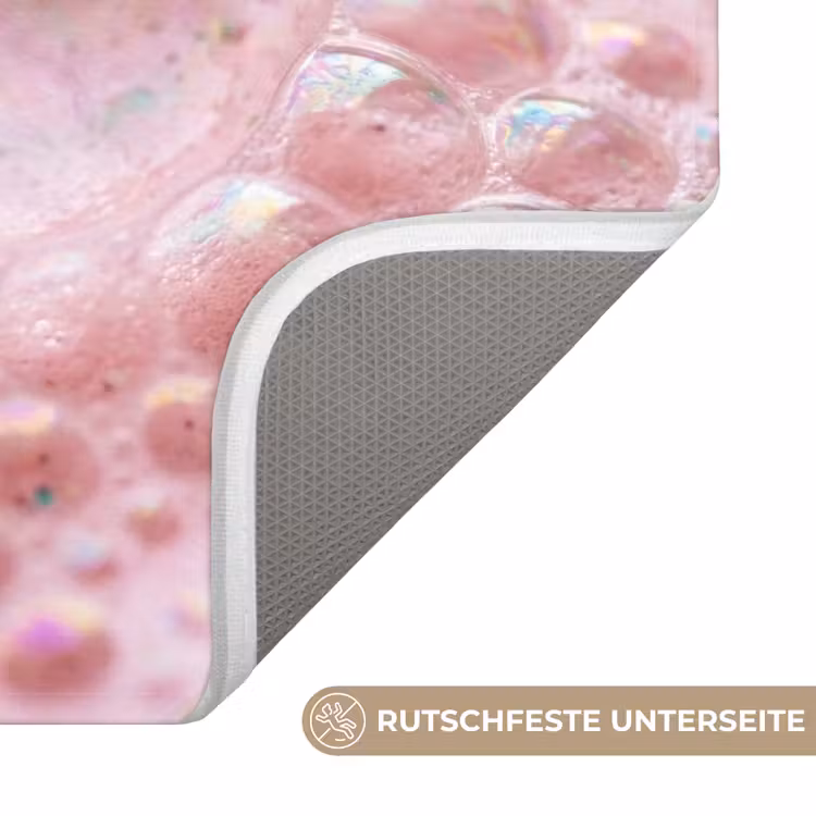 Badematte - Schaumstoff - Textur - Rosa — 3