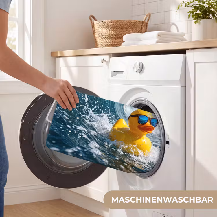 Badematte - Gummiente - Hart im Nehmen - Wellen — 7