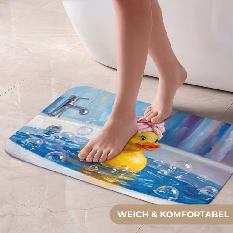 Badematte - Kreativ - Gummiente - Farbenfroh — 5