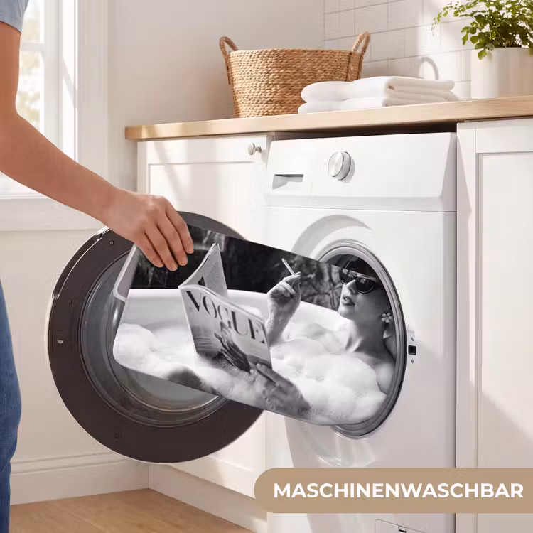 Badematte - Relaxt - Bad - Schwarz - Weiß — 7