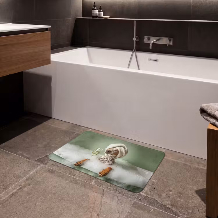 Badematte - Hund - Bad - Champagner - Handtuch — 4