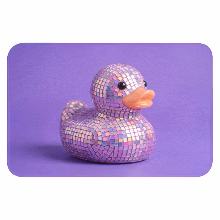 Badematte - Disco - Ente - Lila — 1