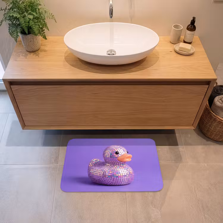Badematte - Disco - Ente - Lila — 2