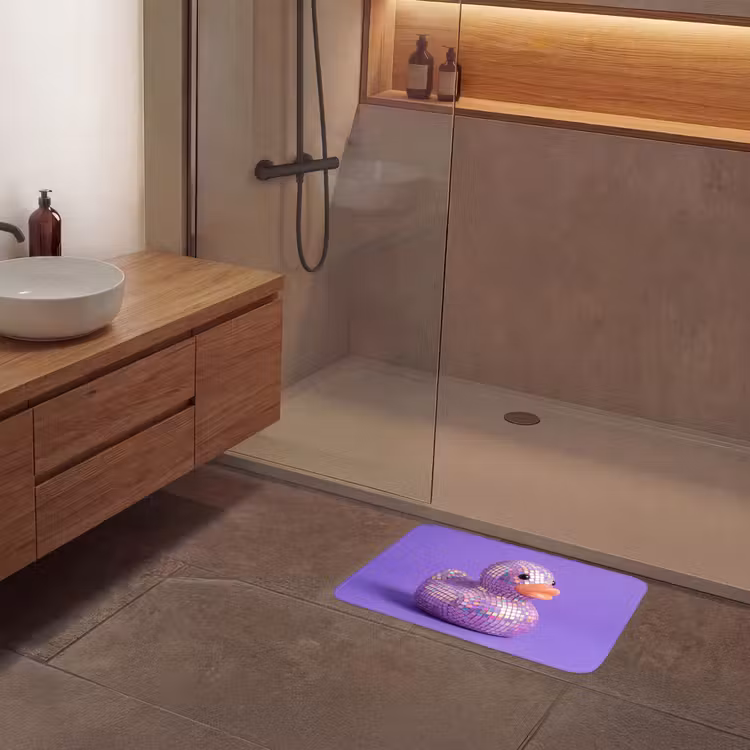 Badematte - Disco - Ente - Lila — 8