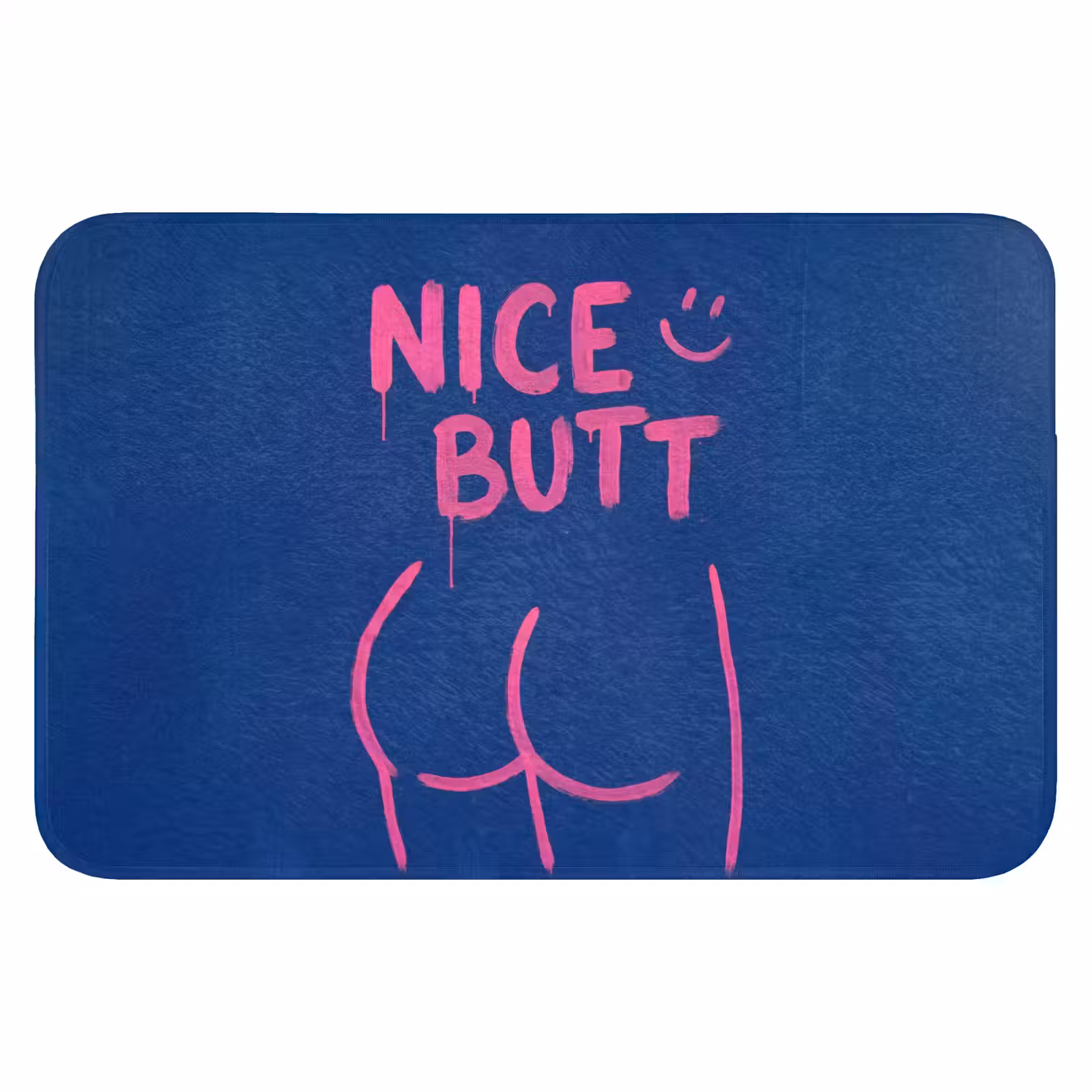 Badematte - Frech - Lustig - Blau — 1