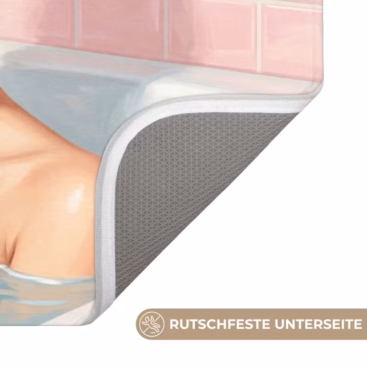 Badematte - Badezimmer - Ente - Blau — 3