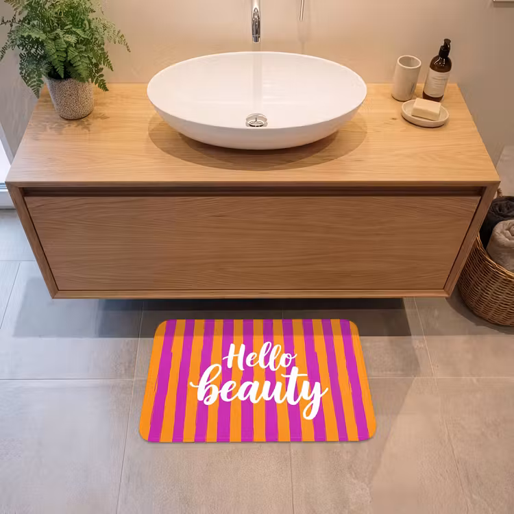 Badematte - Modern - Hallo - Orange — 2