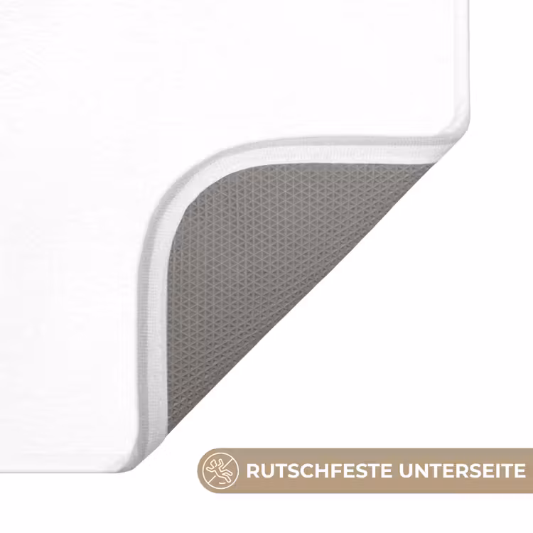 Badematte - Text - Modern - Schwarz - Weiß — 3