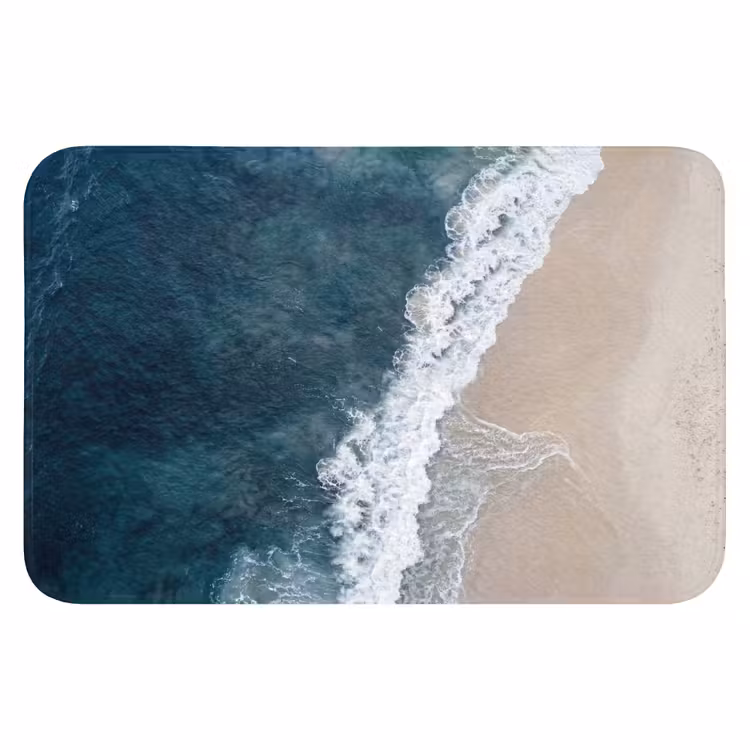 Badematte - Strand - Meer - Wellen — 1